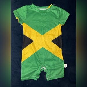 Jamaican Colors Baby Romper NWOT